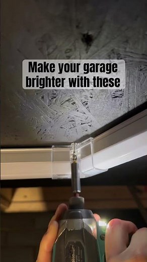 The best lights for garages and workshops. #hexagonlighting #ledlights #garagegoals #garagemakeover