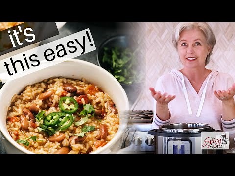 Instant Pot Beans and Rice | No Soaking Required!