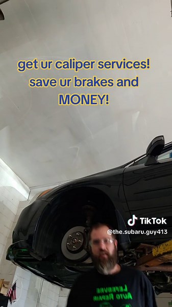caliper service! #subaru #subaruguy #notthedealership #impreza #crosstrek #outback #sti #wrx #forester #legacy #ascent #brz #brakes #brake #lowpedal #carsoftiktok #mechaniclife #mechanic