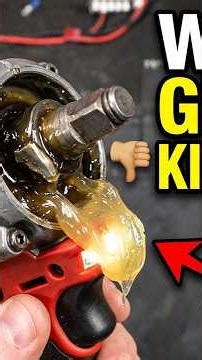 I Found The Wrong Grease In My M12 Impact. Here Is The Fix #milwaukee