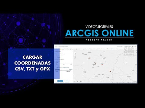 Tutorial ArcGis Online - Cap3.2.- Cargar coordenadas CSV, TXT y GPX