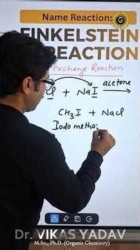 Finkelstein Reaction | Class 12 Organic Chemistry | Quick Revision