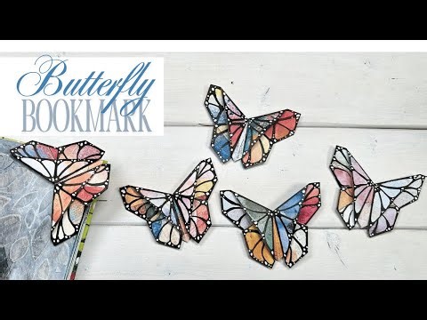 Transform Paper into Beautiful Butterfly Bookmarks