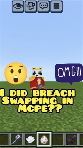 i did breach swapping in MCPE!!!😲