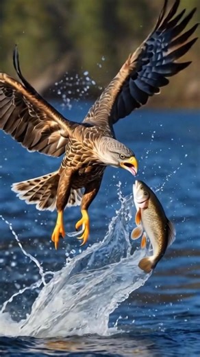 Eagle vs fish | the deadliest water hunts ever catch on camera