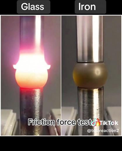 Glass vs. Iron Friction Force Test: An Experiment