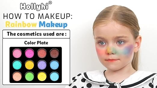 PLAY KIDS MAKEUP KIT | Makeup tutorial for Rainbow Makeup