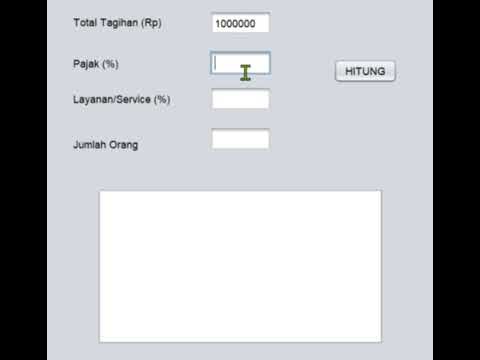Membuat Aplikasi Kasir / Split Bill Modern dengan Java NetBeans & FlatLaf