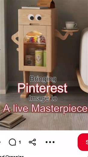 We made the Viral Pinterest Robot Table (It actually GLOWS) #pinterestinspired #pinterest #furniture