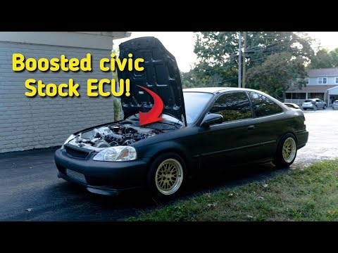 Issues With The *Tuneless* Boosted Civic... Testing Y8 Injectors