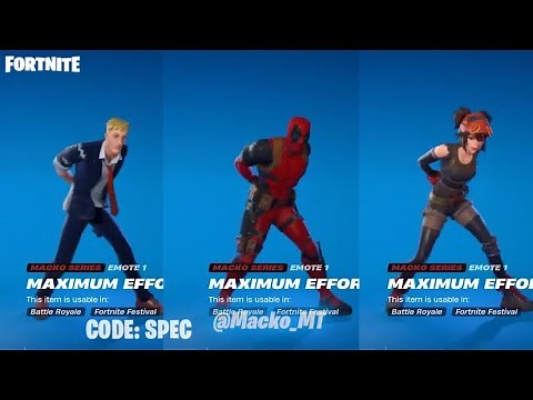 Fortnite Bye Bye Bye Emote! Deadpool Dance