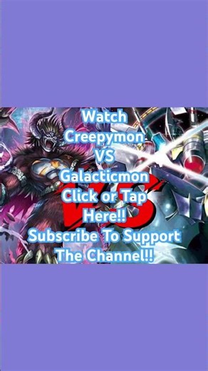 Watch Creepymon VS Galacticmon!! #digimon #tcg #cards #cardgame