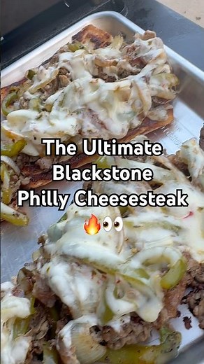 The BEST Blackstone Philly Cheesesteak (Easy 20-Minute Recipe) #dinner