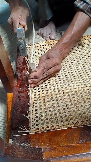 Weaving a Cane Sofa & Chair | Rattan furniture making process | Jodhpuri Furniture #furniture