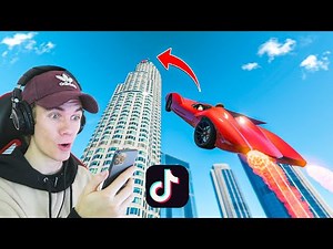 Recreating VIRAL GTA 5 STUNTS On Tik Tok! #2