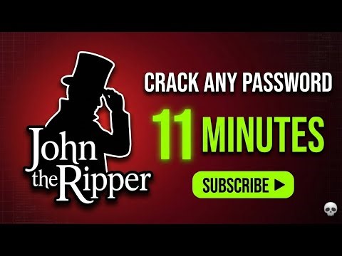 CRACK any password |John The Ripper password cracking |cybersecurity