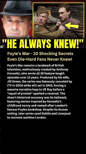 Foyle's War - 10 Shocking Secrets Even Die-Hard Fans Never Knew! #shorts #viralshorts