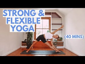 Strong + Flexible Intermediate Vinyasa Flow | 40 Min Yoga