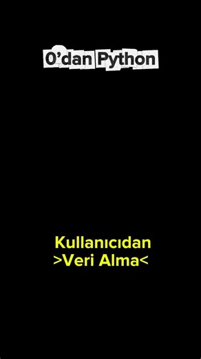 0’dan Python - 2 #fypシ #keşfetedüş #python #pythonprograming