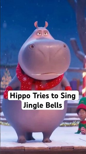 Hippo Tries to Sing Jingle Bells… But Farts the Whole Song! 🦛💨🎄