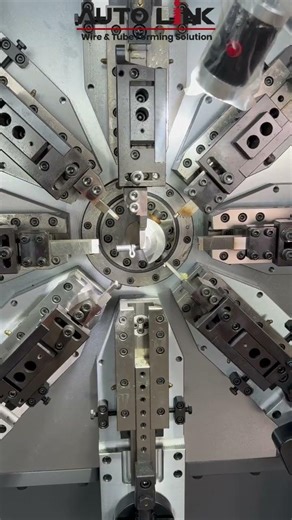 2.5mm Spring Production on 12 Axis Rotary Wire Forming Machine | AutolinkCNC