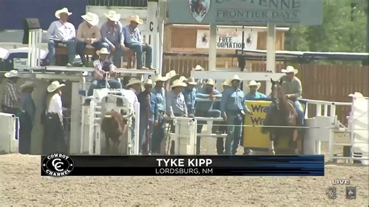 Saved the best for last! New Mexico's Tyke Kipp throws down a wicked fast 5.5 second run to take the Cheyenne Frontier Days Steer Wrestling title | CowboyChannel