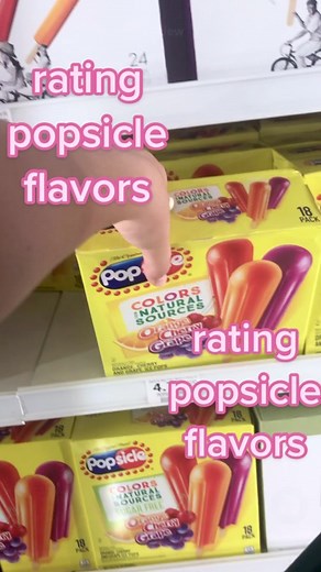 Califica tus sabores de Popsicle favoritos