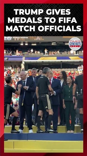 WATCH: Trump Gives Medals To FIFA Match Officials | World Cup Final 2026 | Times Now World