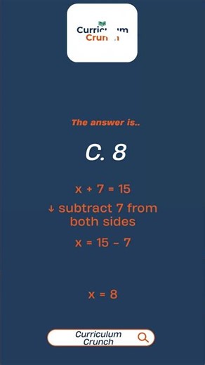 "Grade 9 Math | Solving Equations Quiz 1