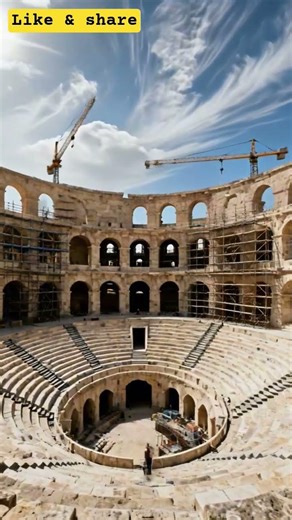 The Rise of the Colosseum #shorts#Colosseum #Rome #RomanEmpire #Construction #3DAnimation