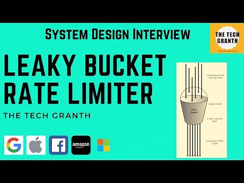 System Design Rate Limiter | Leaky Bucket Implementation | System Design Interview