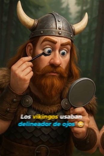 👉 Los vikingos usaban delineador 😳 Historia real con humor ⚔️💅