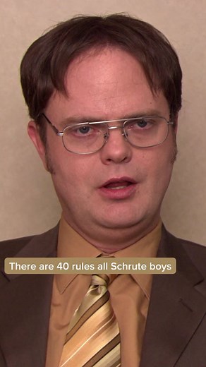 The Office: 40 Rules Schrute Boys Must Learn by 5 | Dwight's Meaning Explained