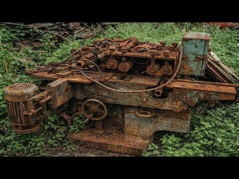 Heavily Rusted Woodworking Machine Restored After Years of Abandonment