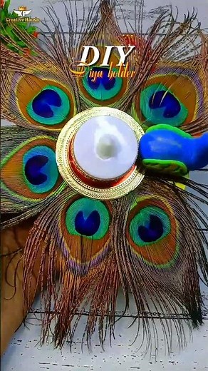 🦚Peacock Diya Decoration 🪔✨ | Mor Pankh Diya | Diwali Special