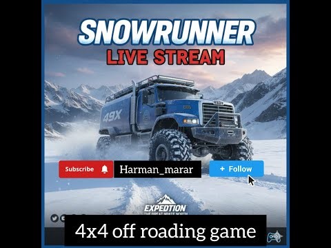 SNOWRUNNER 4X4 GAMEPLAY PC LIVE