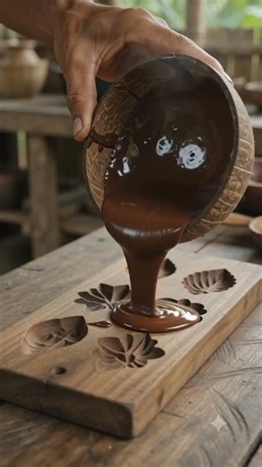 Making Homemade Chocolate from Cacao Beans! 🍫✨ (ASMR)