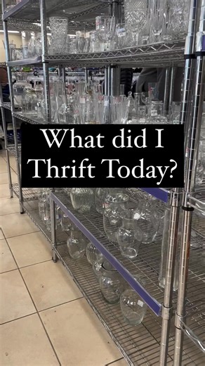 335K views · 2.5K reactions | Beautiful find for $3. Love the color!#thriftfinds #thrift #thriftingfinds #vintageglassware #vintagefinds #vintageglass | Gift of the Thrift | Facebook