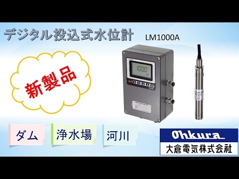 新製品 投込式水位計 LM1000A PR動画