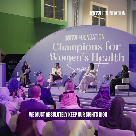 Change is possible ✨ The WTA Foundation is on a mission to close global women’s health gaps, starting with the life-threatening nutrition gap for moms. Every year, hundreds of thousands of preventable pregnancy-related deaths occur, with the vast majority happening in low and middle-income countries. These are lives we can save with simple, affordable solutions. This year at the WTA Finals, we brought together a group of champions for women’s health to celebrate and discuss the future of this im