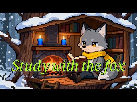 Study With a Fox in a Treehouse 🦊 1-Hour Forest Loop | AI Infinite Zoom + Night Sounds
