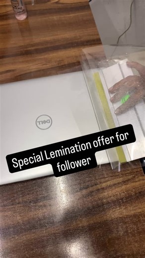 Shree Shyam enterprises on Instagram: "Live laptop lamination in action! Protect your laptop from scratches, dust, fingerprints & wear with premium transparent lamination 🛡️ ✅ Crystal clear finish ✅ No bubbles | No damage ✅ Long-lasting protection ✅ Perfect for students, gamers & professionals 📍 Watch till the end for satisfying results 💬 Comment “LAMINATION” for price & offers ❤️ Save & Share with laptop lovers #laptoplamination #laptopprotection #laptopcare #laptopservice #laptoprepairshop 