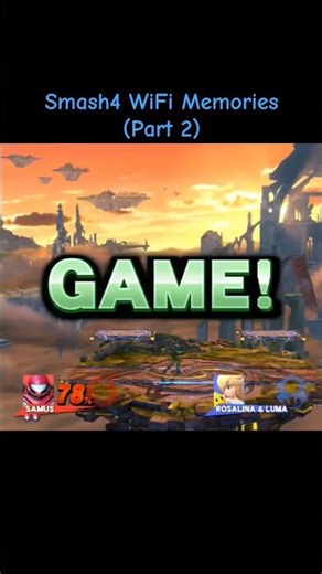 Samus sends Rosalina back home #smashbros #samus #gaming