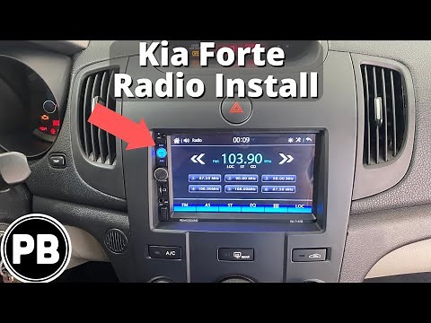2010 - 2013 Kia Forte Radio Install