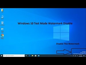 How to disable windows 10 test mode using cmd