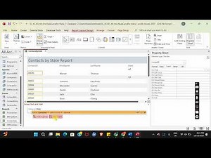 Shelly Cashman Access 365 | Module 4: SAM Project A | Connect Marketing Group #shellycashman