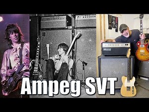 Keith Richards Tone with Ampeg SVT on Guitar!