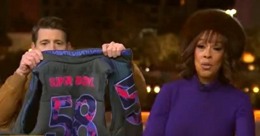 Gayle King gifted with custom-made jacket by Towson graduate Kristin Juszczyk