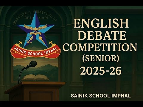 Inter-House English Debate competition (Senior) 2025-26