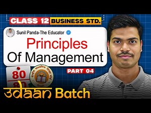 Principles of Management | Part 4 | Techniques of F.W. Taylor | Class 12 Business studies | 2025-26